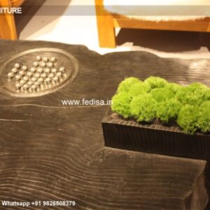 Round Coffee Table With Storage, Boho End Table Coffee & Center Table Online