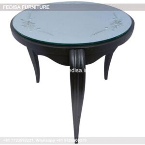 Round Coffee Table With Storage, Side Table Set Coffee & Center Table Online