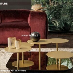 Outdoor Coffee Table, Round Glass Coffee Table Coffee & Center Table Online