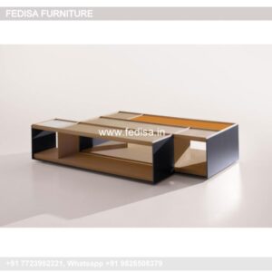 Glass Coffee Table, Leather Coffee Table Coffee & Center Table Online