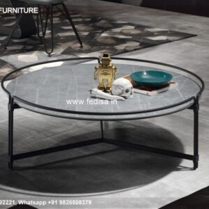 Coffee Table With Storage, Wood Drum Coffee Table Coffee & Center Table Online