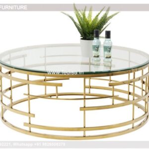 Outdoor Coffee Table, Wood And Metal Coffee Table Coffee & Center Table Online