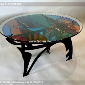 White Coffee Table, Wood Stump Side Table Coffee & Center Table Online