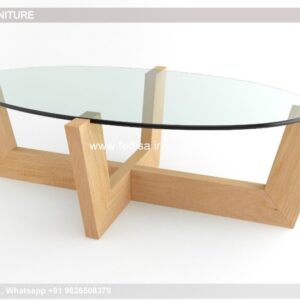 White Coffee Table, Rectangular Glass Coffee Table Coffee & Center Table Online