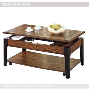 Lift Top Coffee Table, Round Drum Coffee Table Coffee & Center Table Online