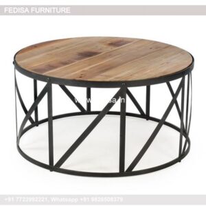 Marble Coffee Table, Round Leather Ottoman Coffee Table Coffee & Center Table Online