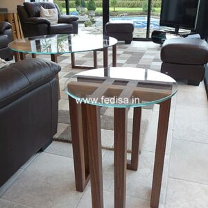 Glass Coffee Table, Green Marble Coffee Table Coffee & Center Table Online