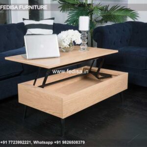 Coffee Table With Storage, Bent Glass Coffee Table Coffee & Center Table Online