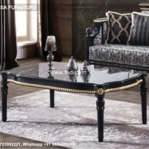 Marble Coffee Table, Black Leather Ottoman Coffee Table Coffee & Center Table Online