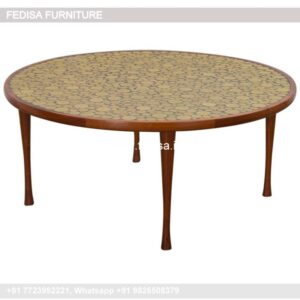 Round Coffee Table, Marble Wood Coffee Table Coffee & Center Table Online