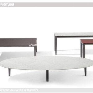 Glass Coffee Table, Round Wood And Metal Coffee Table Coffee & Center Table Online