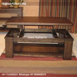 Outdoor Coffee Table, Black Coffee Table With Drawers Coffee & Center Table Online