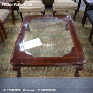 Glass Coffee Table, River Stone Coffee Table Coffee & Center Table Online