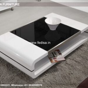 Glass Coffee Table, Buttoned Coffee Table Coffee & Center Table Online