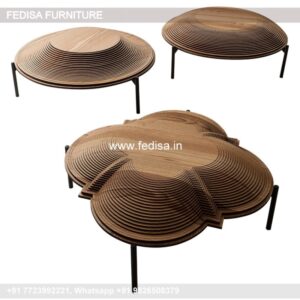 Marble Coffee Table, Live Edge Round Coffee Table Coffee & Center Table Online