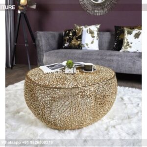 Outdoor Coffee Table, Round Upholstered Coffee Table Coffee & Center Table Online