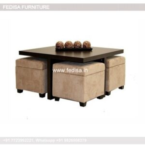 Coffee Table, White Block Coffee Table Coffee & Center Table Online