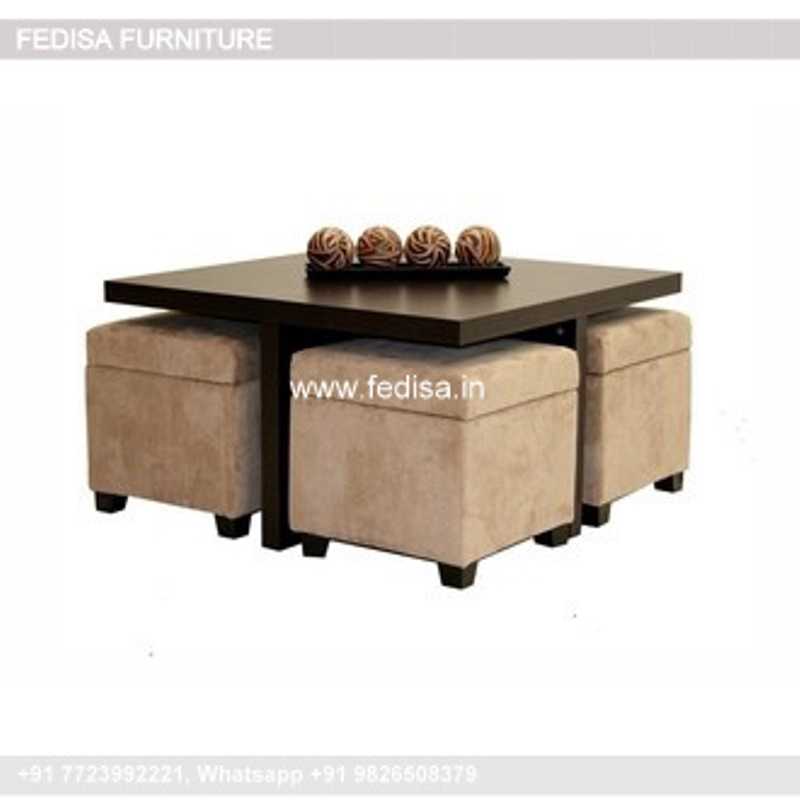 Coffee Table, White Block Coffee Table Coffee & Center Table Online