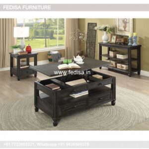 Coffee Table With Storage, Square Coffee Table With Drawers Coffee & Center Table Online