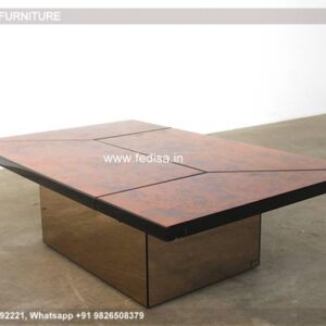 White Coffee Table, Leather Trunk Coffee Table Coffee & Center Table Online