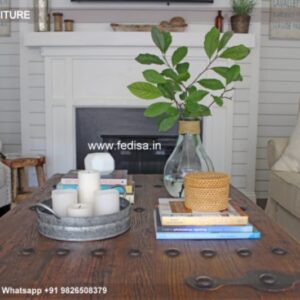 Round Coffee Table, Simple Wood Coffee Table Coffee & Center Table Online
