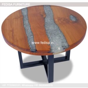 Coffee Table, Round Black Glass Coffee Table Coffee & Center Table Online