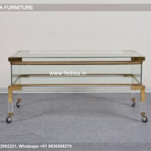 White Coffee Table, Marble Top Nesting Tables Coffee & Center Table Online