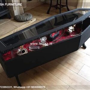 Glass Coffee Table, Shellmond Coffee Table With Storage Coffee & Center Table Online