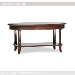 Glass Coffee Table, Brass Drum Side Table Coffee & Center Table Online