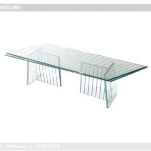 Sobro Coffee Table, Round Glass Coffee Table Coffee & Center Table Online