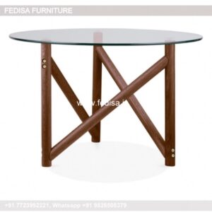 Sobro Coffee Table, Wood And Metal Coffee Table Coffee & Center Table Online