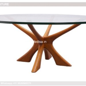Wood Coffee Table, Steel Coffee Table Coffee & Center Table Online