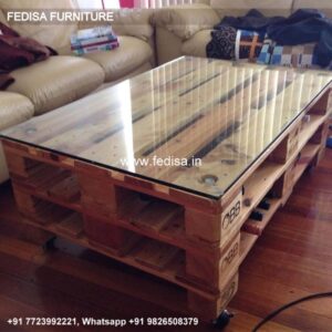 Wood Coffee Table, Modular Coffee Table Coffee & Center Table Online