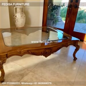 Ottoman Coffee Table, Glass Tables For Living Room Coffee & Center Table Online