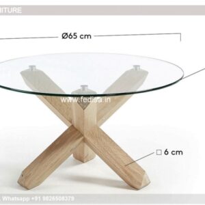 Sobro Coffee Table, White Drum Coffee Table Coffee & Center Table Online