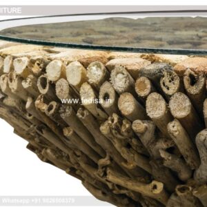 Ottoman Coffee Table, Round Industrial Coffee Table Coffee & Center Table Online