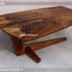 Wood Coffee Table, Coffee Table With Nesting Stools Coffee & Center Table Online