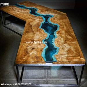 Wood Coffee Table, Cushioned Coffee Table Coffee & Center Table Online