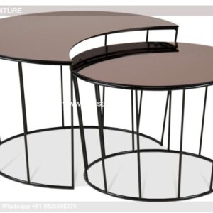 Black Coffee Table, 3 Legged Side Table Coffee & Center Table Online