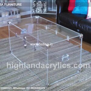 Ottoman Coffee Table, Pink Marble Coffee Table Coffee & Center Table Online