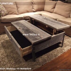 Wood Coffee Table, Teapoy Amazon Coffee & Center Table Online