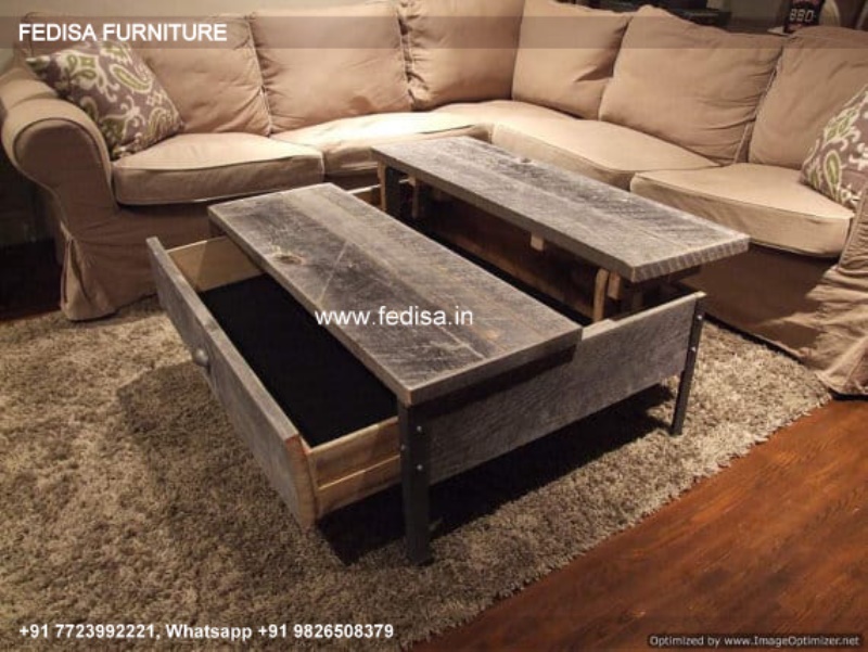 Wood Coffee Table, Teapoy Amazon Coffee & Center Table Online