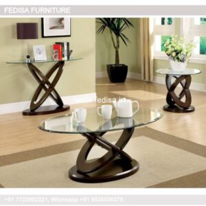Sobro Coffee Table, Round Boho Coffee Table Coffee & Center Table Online