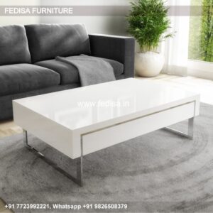 Ottoman Coffee Table, Wood Resin Coffee Table Coffee & Center Table Online