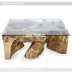 Ottoman Coffee Table, Natural Wood Round Coffee Table Coffee & Center Table Online