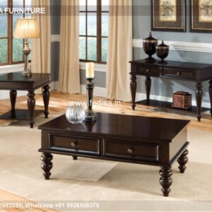 Black Coffee Table, Brass Nesting Tables Coffee & Center Table Online