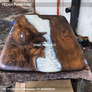 Wood Coffee Table, Live Edge Epoxy Coffee Table Coffee & Center Table Online