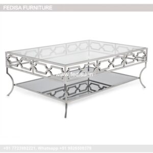 Living Room Table, Stone And Glass Coffee Table Coffee & Center Table Online