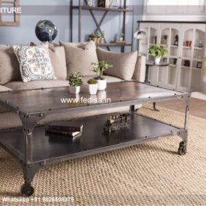 Black Coffee Table, Marble And Brass Side Table Coffee & Center Table Online