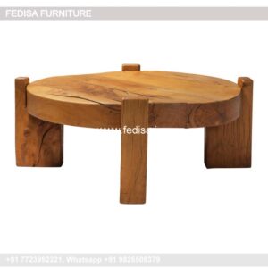 Wood Coffee Table, Tulou Coffee Table Coffee & Center Table Online